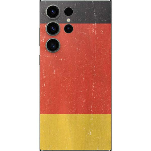 German Flag Distressed Galaxy S24 Ultra Skin