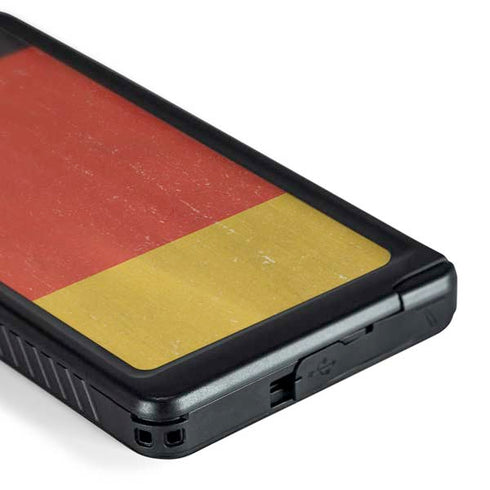 German Flag Distressed Galaxy S24 Ultra Waterproof Case