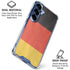 German Flag Distressed Galaxy S25 Clear Case