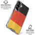 German Flag Distressed Galaxy S26 Clear Case