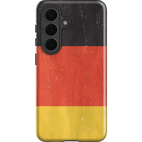 German Flag Distressed Galaxy S26 Plus Impact Case