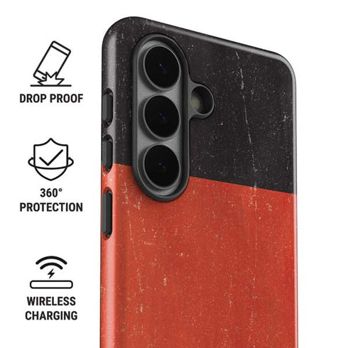German Flag Distressed Galaxy S26 Plus Impact Case