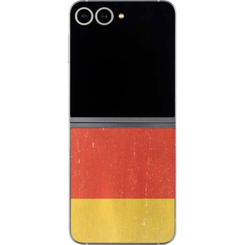 German Flag Distressed Galaxy Z Flip6 Skin