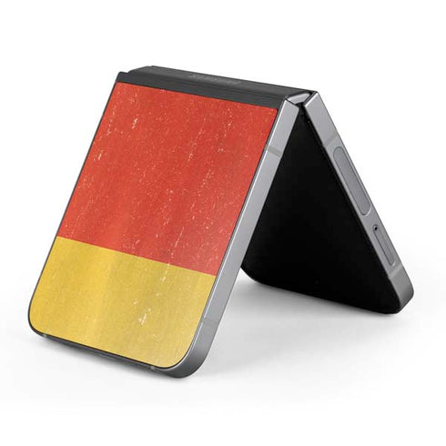 German Flag Distressed Galaxy Z Flip6 Skin