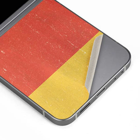 German Flag Distressed Galaxy Z Flip6 Skin