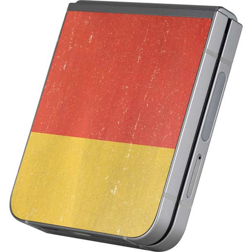 German Flag Distressed Galaxy Z Flip6 Skin