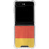 German Flag Distressed Galaxy Z Flip6 Clear Case