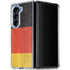 German Flag Distressed Galaxy Z Fold5 5G Clear Case