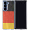 German Flag Distressed Galaxy Z Fold6 Clear Case