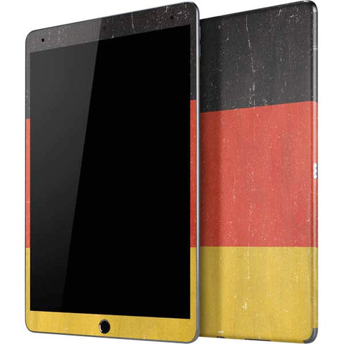 German Flag Distressed iPad Skins
