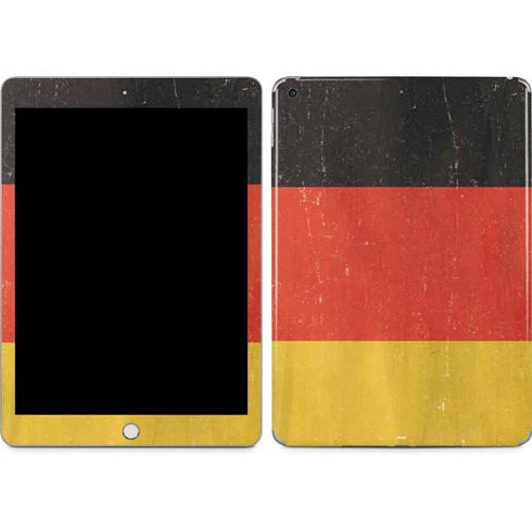 German Flag Distressed Apple iPad Skin