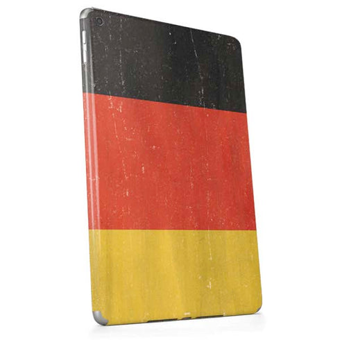 German Flag Distressed Apple iPad Skin