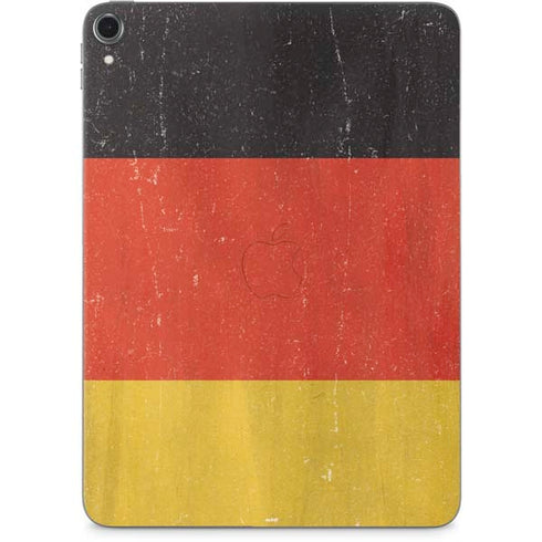 German Flag Distressed Apple iPad Pro Skin