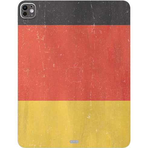 German Flag Distressed iPad Pro 13in M4 (2024) Skin