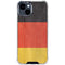 German Flag Distressed iPhone 15 Clear Case