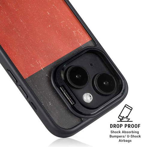 German Flag Distressed iPhone 15 Kickstand Case