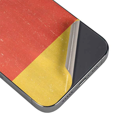 German Flag Distressed iPhone 15 Pro Max Skin