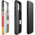 German Flag Distressed iPhone 16 Plus Impact Case