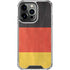German Flag Distressed iPhone 16 Pro Clear Case