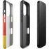 German Flag Distressed iPhone 16 Pro Impact Case