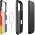 German Flag Distressed iPhone 16 Pro Magsafe Impact Case