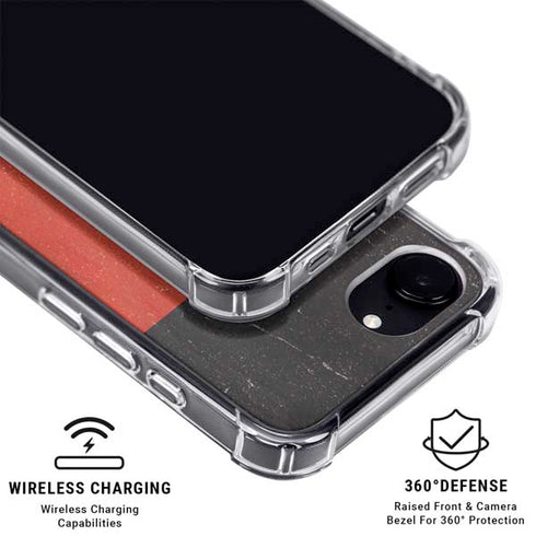 German Flag Distressed iPhone 16e MagSafe Case