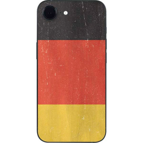 German Flag Distressed iPhone 16e Skin