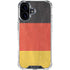 German Flag Distressed iPhone 17 Clear Case