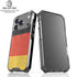 German Flag Distressed iPhone 18 Pro Clear Case
