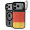 German Flag Distressed iPhone 18 Pro Max Kickstand Case