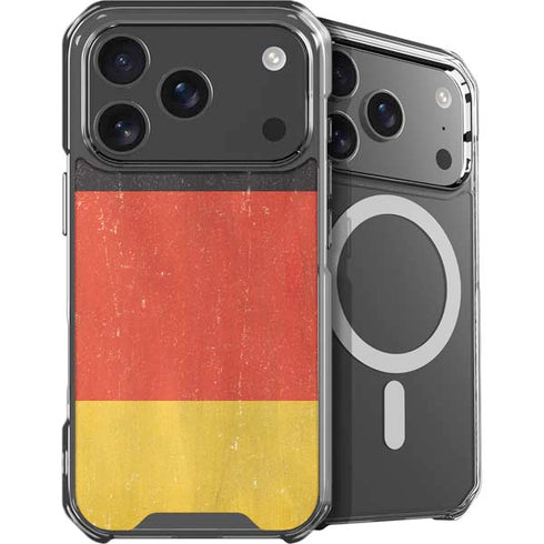 German Flag Distressed iPhone 18 Pro Max MagSafe Case