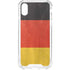 German Flag Distressed iPhone XS Clear Case