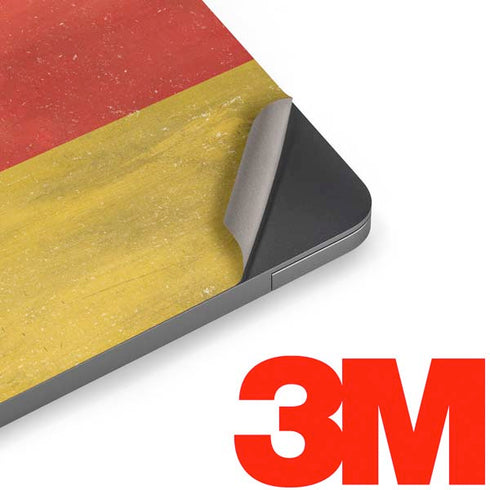 German Flag Distressed Apple MacBook Air Skin