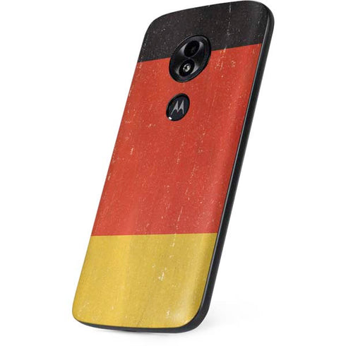 German Flag Distressed Moto E5 Play Skin