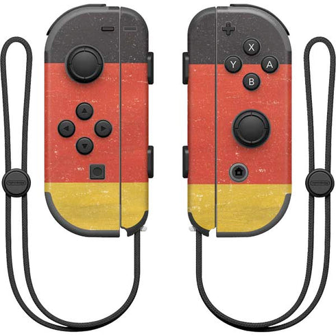 German Flag Distressed Nintendo Skins