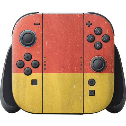 German Flag Distressed Nintendo Switch 2 (2025) Joy-Con Controller Skin