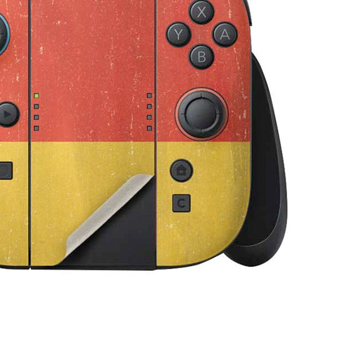 German Flag Distressed Nintendo Switch 2 (2025) Joy-Con Controller Skin