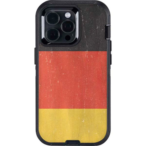 German Flag Distressed Otterbox Defender iPhone Skin