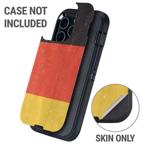 German Flag Distressed Otterbox Defender iPhone Skin