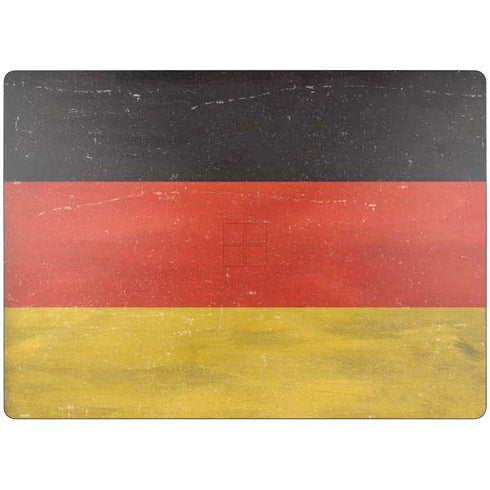 German Flag Distressed Surface Laptop 7 15in Skin