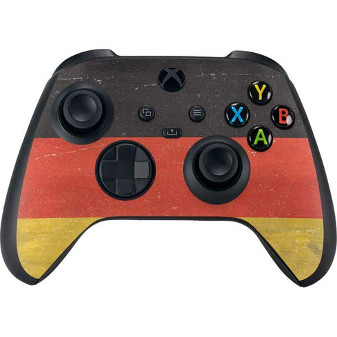 German Flag Distressed Xbox Series X Controller Skin