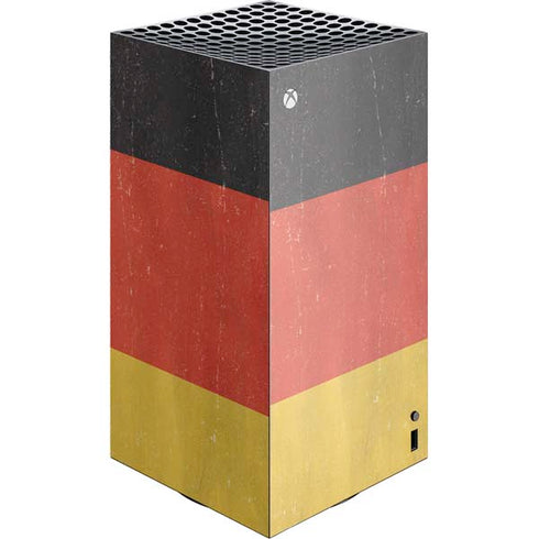German Flag Distressed XBox Series X Digital Edition Console Skin