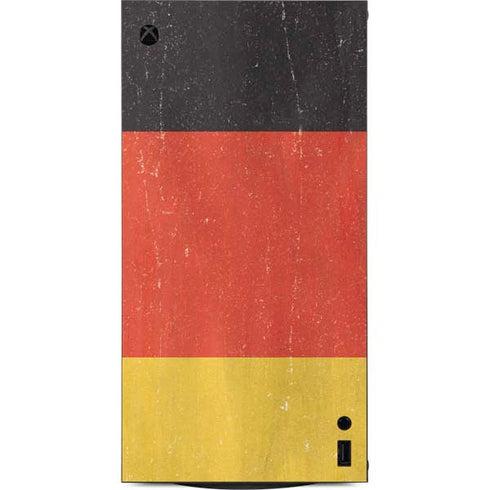 German Flag Distressed XBox Series X Digital Edition Console Skin