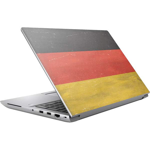 German Flag Distressed HP ZBook Fury 16 G10 Skin