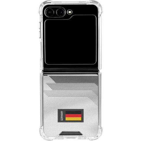 Germany Soccer Flag Galaxy Z Flip6 Clear Case