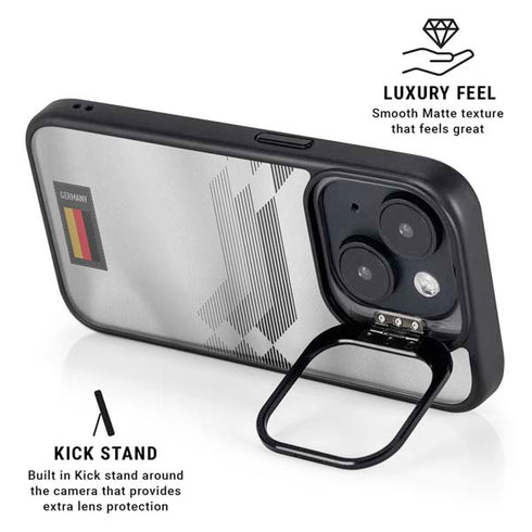 Germany Soccer Flag iPhone 14 Kickstand Case