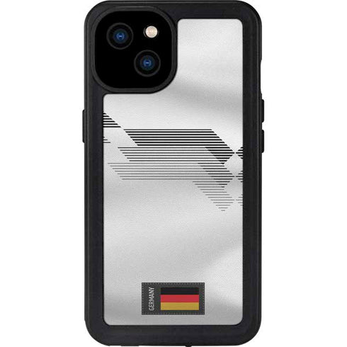 Germany Soccer Flag iPhone 15 Plus Waterproof Case