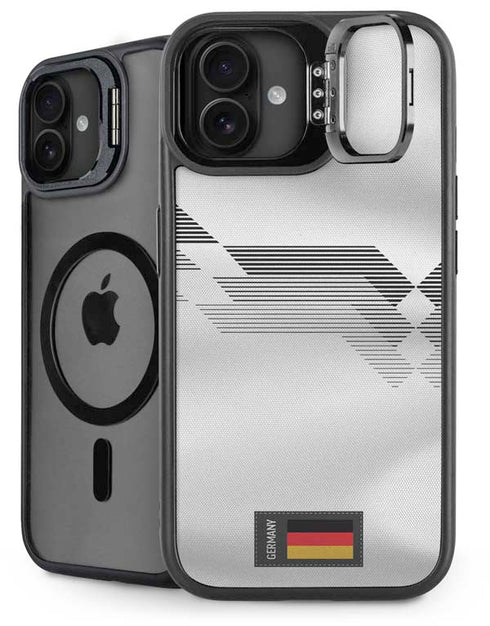 Germany Soccer Flag iPhone 16 Kickstand Case