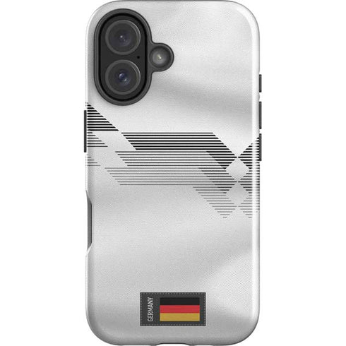 Germany Soccer Flag iPhone 16 Plus Impact Case