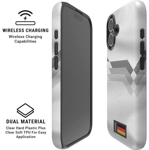 Germany Soccer Flag iPhone 16 Plus Magsafe Impact Case